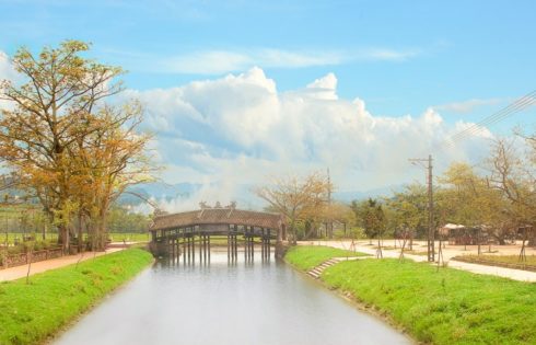 Thanh Toan Bridge in Hue Vietnam