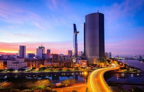 Saigon at night