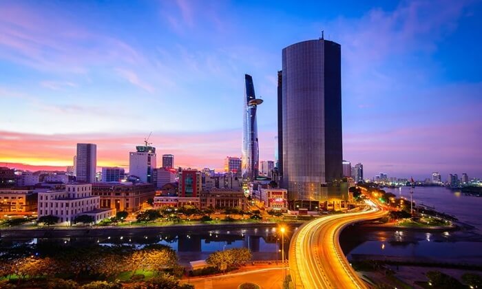 Saigon at night