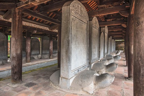 The Temple of Literature in Hanoi