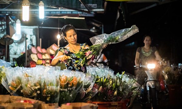 Ho Thi Ky Flower Market