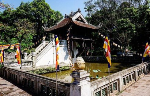 one pillar pagoda