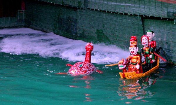 hanoi water puppet show