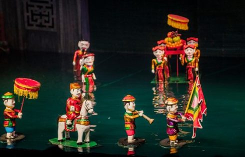 water puppet show hanoi