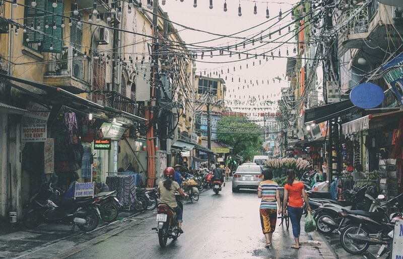 hanoi old quarter street